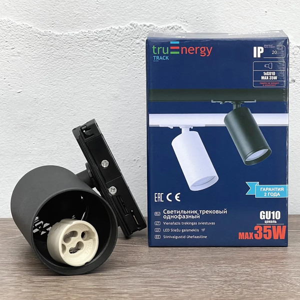 Изображение товара Трековый светильник Truenergy 21109 с шинопроводом 25011 (3шт)