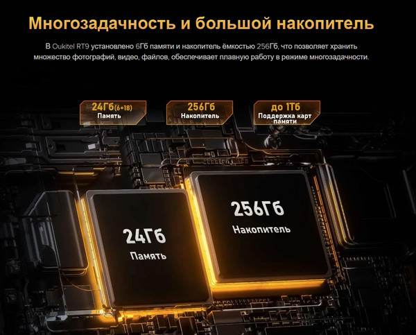 Изображение товара Планшет Oukitel RT9 (черный)