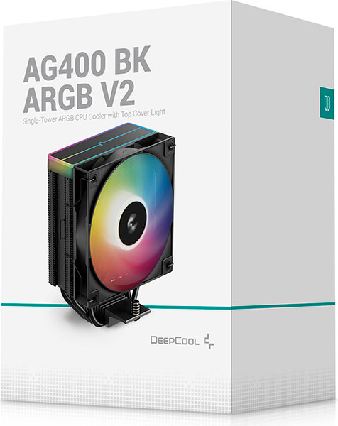 Изображение товара Кулер для процессора Deepcool AG400 BK ARGB V2 (R-AG400-BKAMMN-GJD)