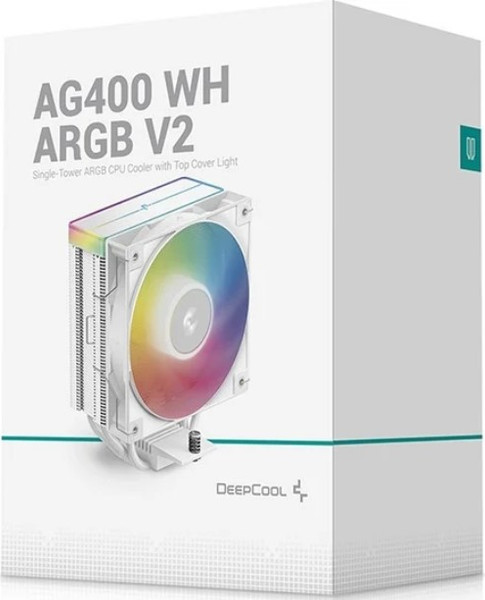 Изображение товара Кулер для процессора Deepcool AG400 WH ARGB V2 (R-AG400-WHAMMN-GJD)