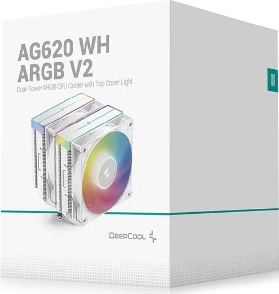 Изображение товара Кулер для процессора Deepcool AG620 WH ARGB V2 (R-AG620-WHAMMN-GJD)