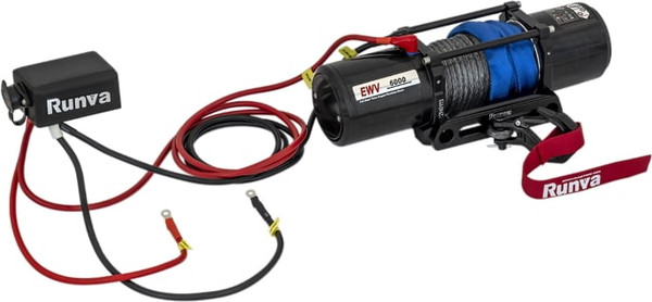 Изображение товара Лебедка электрическая Runva 6000 lbs 2722кг / EWV6000SSR (синтетический трос)