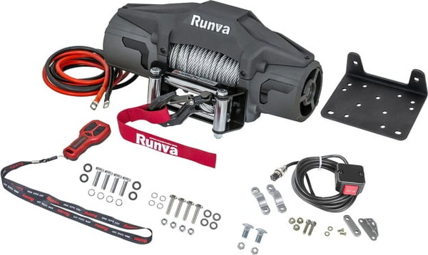 Изображение товара Лебедка электрическая Runva 6000 lbs 2722кг / EWV6000F (стальной трос)
