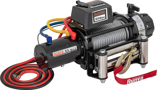 Изображение товара Лебедка электрическая Runva 9500 lbs 4350кг / EWB9500MAXS (стальной трос)