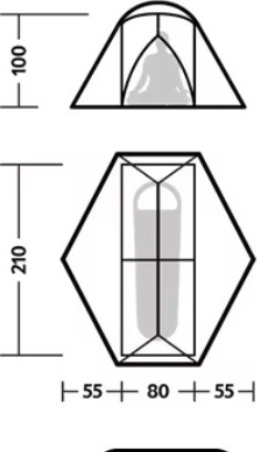 Изображение товара Палатка Naturehike Mongar UL / CNK2550WS016-MRS1 (песочный)