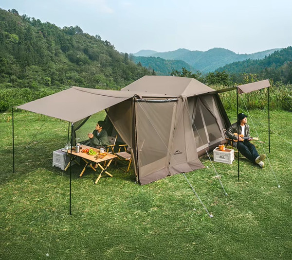 Изображение товара Палатка Naturehike Village 6.0 II / CNK2300ZP021-DCFS (коричневый)