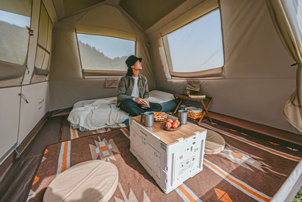 Изображение товара Палатка Naturehike Village 6.0 II / CNK2300ZP021-DCFS (коричневый)