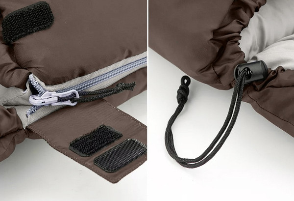 Изображение товара Спальный мешок Naturehike U250 (190х30)х75см / NH20MSD07-GRE250 (коричневый)