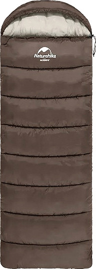 Изображение товара Спальный мешок Naturehike U250 (190х30)х75см / NH20MSD07-GRE250 (коричневый)