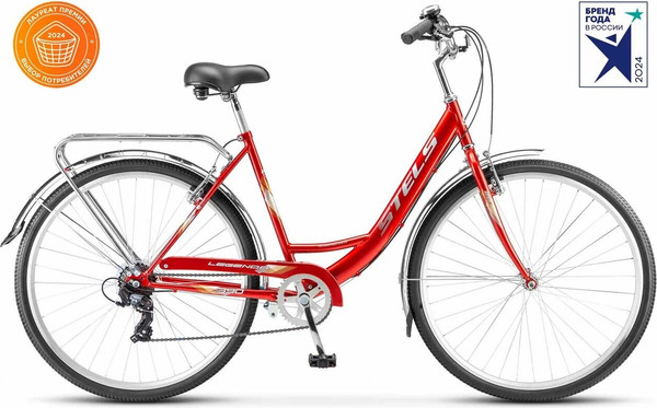 Изображение товара Велосипед STELS Legenda 390 V 28 (20, красный)