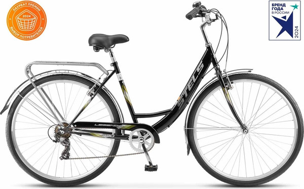 Изображение товара Велосипед STELS Legenda 390 V 28 (20, черный, разобранный, в коробке)