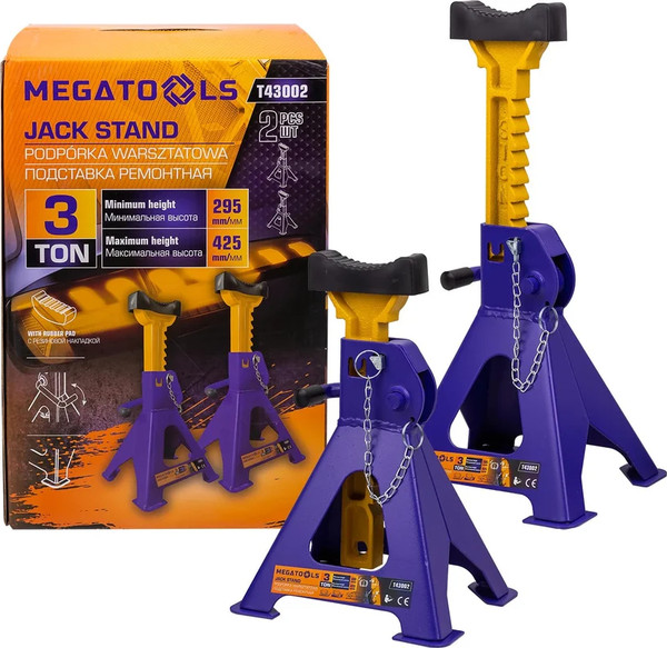 Изображение товара Набор подставок под автомобиль Megatools MT-T43002 (61023)