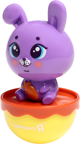 Изображение товара Развивающая игрушка Крошка Я Неваляшка. Зайчик 1688-10 / 10742965 (фиолетовый)