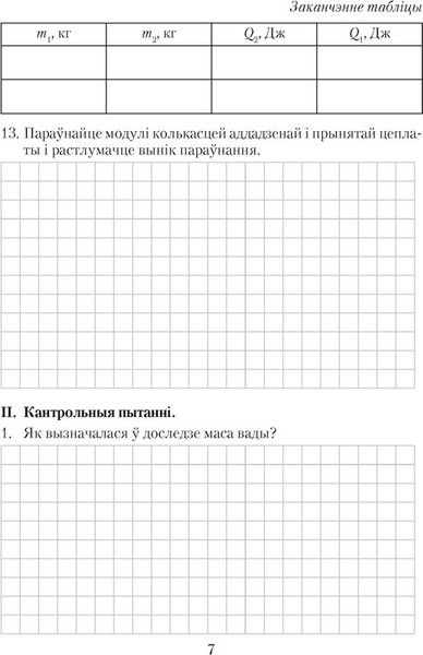 Изображение товара Рабочая тетрадь Аверсэв Фiзiка. 8 класс. Для лабараторных работ 2025, мягкая обложка (Iсачанкава Л. )