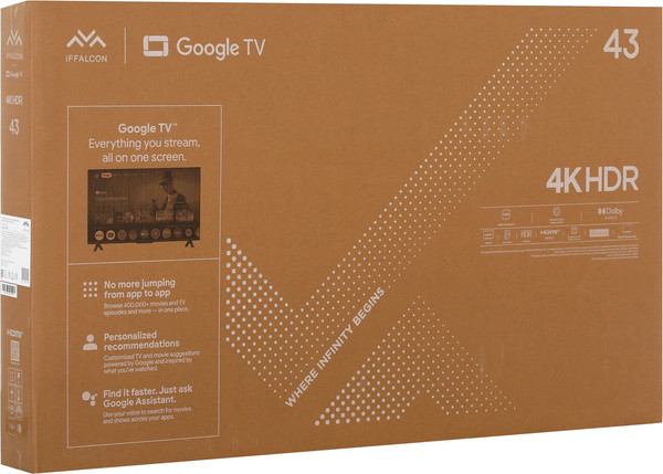 Изображение товара Телевизор iFFALCON 43" 43U65