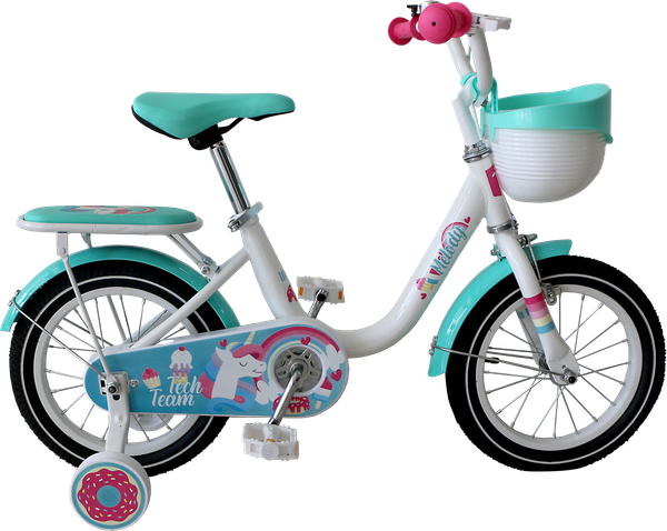 Изображение товара Детский велосипед Tech Team Melody 16 / NN013863 (морская волна/бирюзовый)