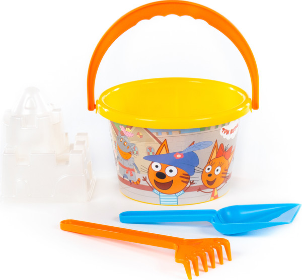 Изображение товара Набор игрушек для песочницы Полесье Три кота №12 / 61298