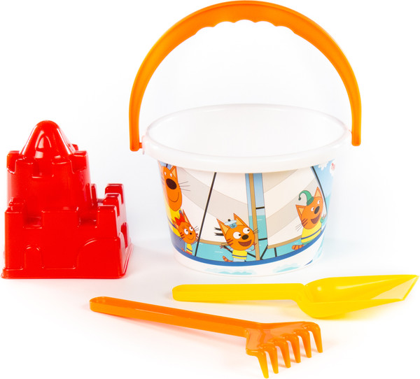 Изображение товара Набор игрушек для песочницы Полесье Три кота №12 / 61298