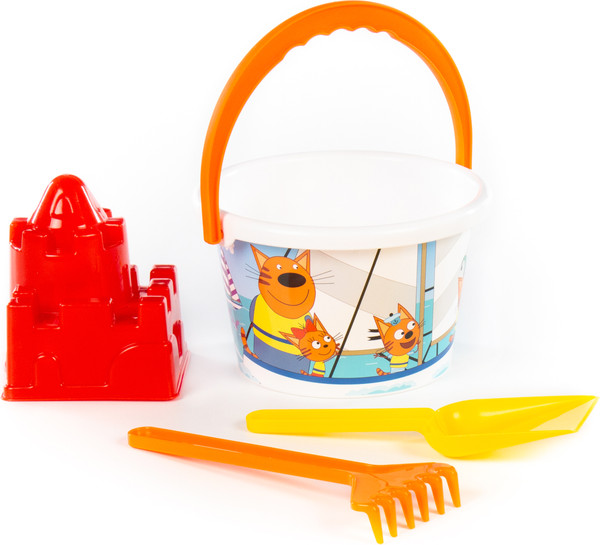 Изображение товара Набор игрушек для песочницы Полесье Три кота №12 / 61298