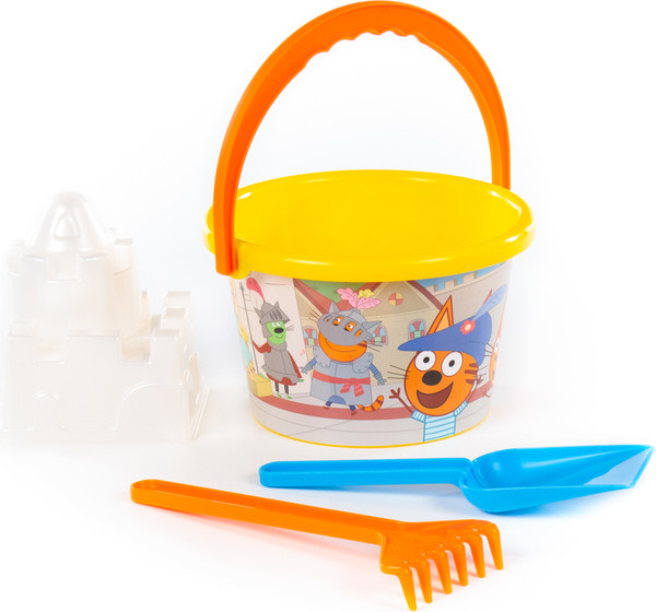 Изображение товара Набор игрушек для песочницы Полесье Три кота №12 / 61298