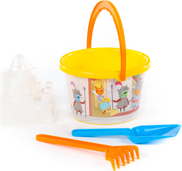 Изображение товара Набор игрушек для песочницы Полесье Три кота №12 / 61298