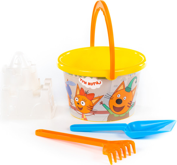 Изображение товара Набор игрушек для песочницы Полесье Три кота №12 / 61298