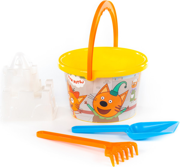 Изображение товара Набор игрушек для песочницы Полесье Три кота №12 / 61298