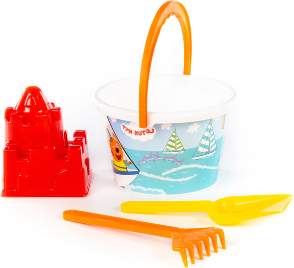 Изображение товара Набор игрушек для песочницы Полесье Три кота №12 / 61298