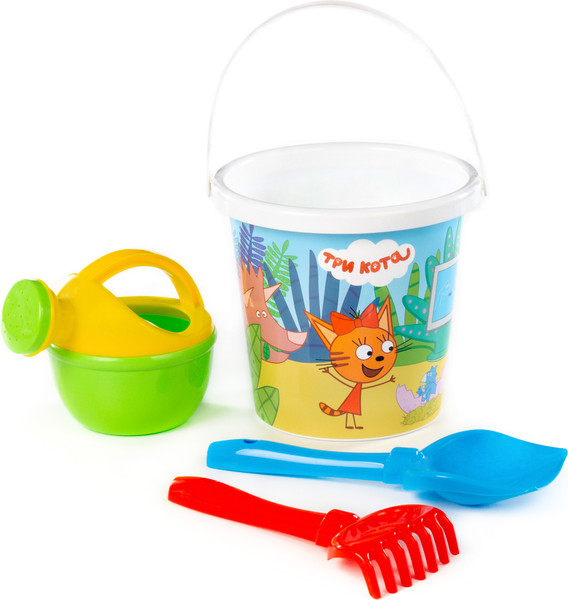 Изображение товара Набор игрушек для песочницы Полесье Три кота №14 / 61311