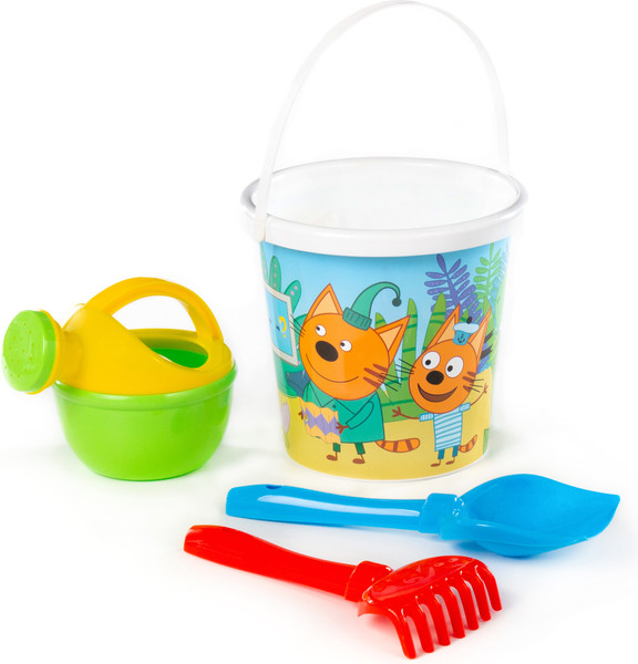 Изображение товара Набор игрушек для песочницы Полесье Три кота №14 / 61311