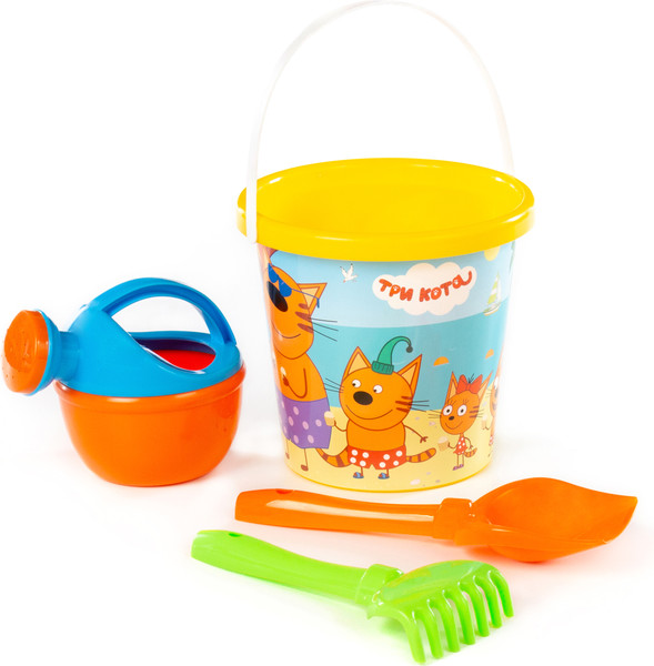 Изображение товара Набор игрушек для песочницы Полесье Три кота №14 / 61311