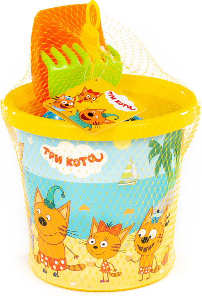 Изображение товара Набор игрушек для песочницы Полесье Три кота №14 / 61311
