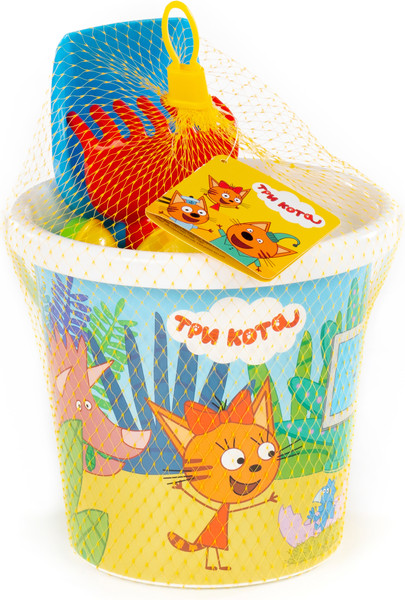 Изображение товара Набор игрушек для песочницы Полесье Три кота №14 / 61311