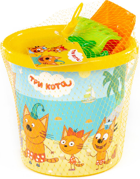 Изображение товара Набор игрушек для песочницы Полесье Три кота №16 / 61328