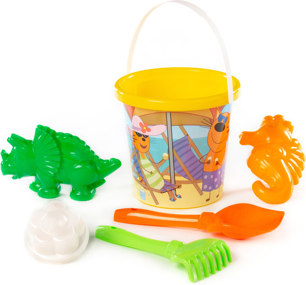 Изображение товара Набор игрушек для песочницы Полесье Три кота №16 / 61328