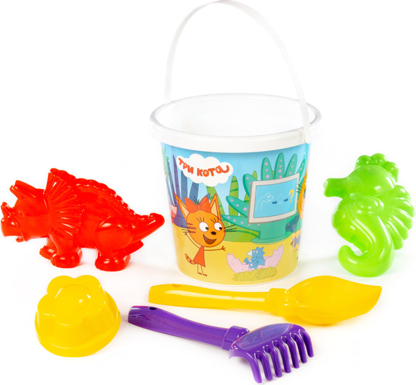 Изображение товара Набор игрушек для песочницы Полесье Три кота №16 / 61328