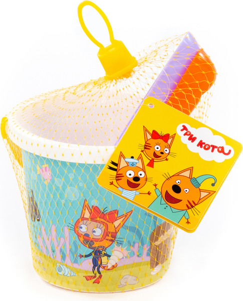 Изображение товара Набор игрушек для песочницы Полесье Три кота №7 / 73645