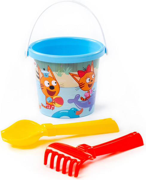 Изображение товара Набор игрушек для песочницы Полесье Три кота №7 / 73645