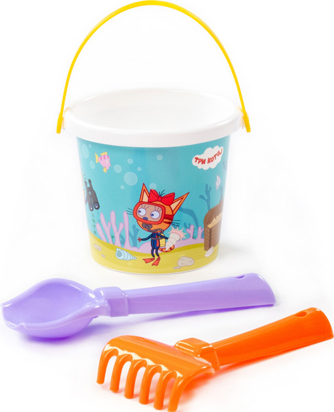 Изображение товара Набор игрушек для песочницы Полесье Три кота №7 / 73645