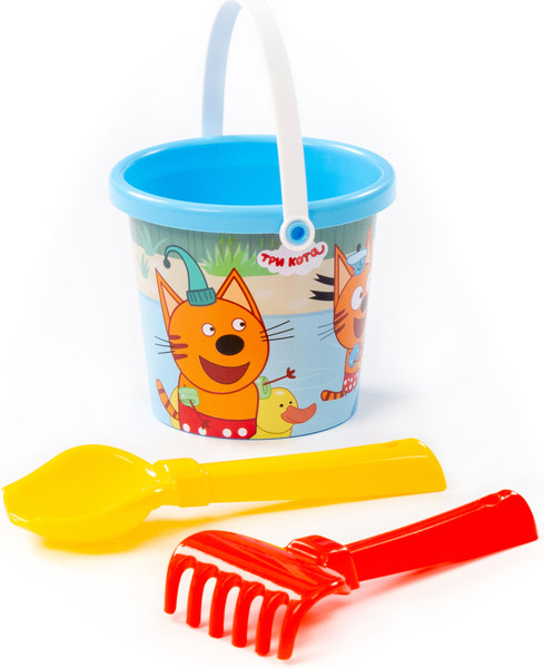 Изображение товара Набор игрушек для песочницы Полесье Три кота №7 / 73645