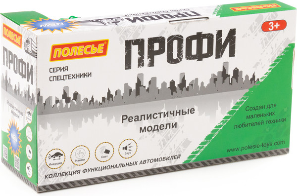 Изображение товара Лесовоз игрушечный Полесье Профи / 96180 (зеленый)