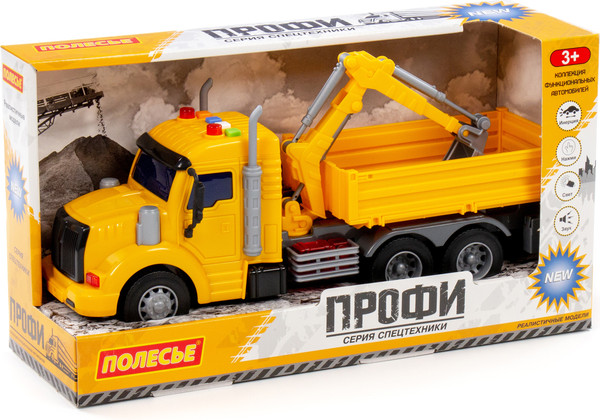 Изображение товара Экскаватор игрушечный Полесье Профи / 96111 (желтый)