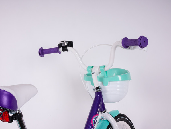 Изображение товара Детский велосипед Tech Team Melody 20 / NN013870 (фиолетовый/бирюзовый, разобранный, в коробке)