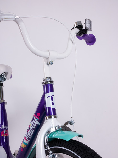 Изображение товара Детский велосипед Tech Team Melody 20 / NN013870 (фиолетовый/бирюзовый, разобранный, в коробке)