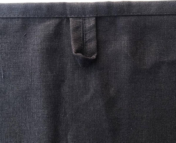 Изображение товара Набор полотенец ОМурМебель Хозяйственные с рюшами 45x70см (3шт, черный)