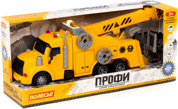 Изображение товара Эвакуатор игрушечный Полесье Профи №2 / 59011 (желтый)
