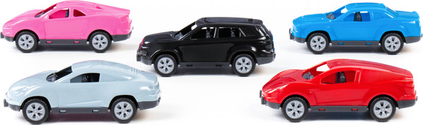 Изображение товара Набор игрушечных автомобилей Полесье Оптима / 58922 (5шт)