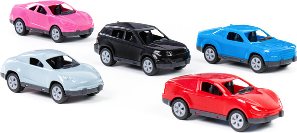 Изображение товара Набор игрушечных автомобилей Полесье Оптима / 58922 (5шт)