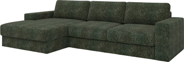 Изображение товара Диван угловой Rivalli Дискавери с оттоманкой левая (Elle forest)