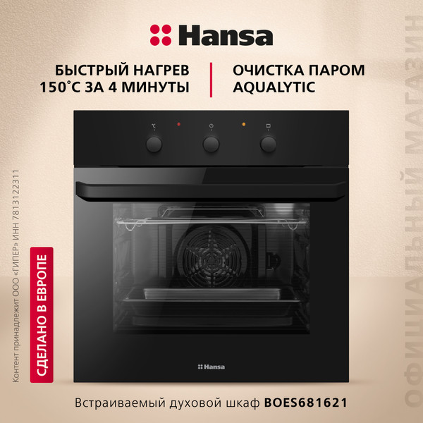 Изображение товара Электрический духовой шкаф Hansa BOES681621